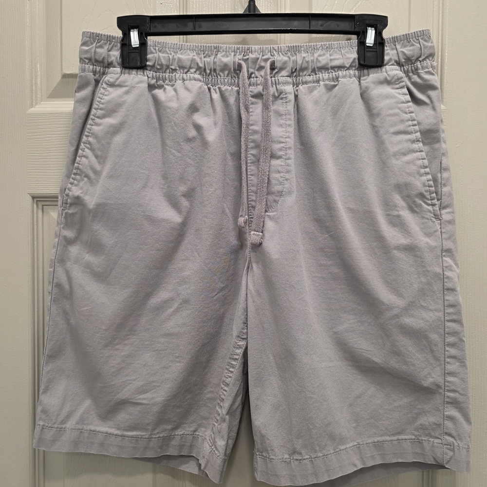 Banana Republic Men's Light Gray Flat Front Shorts